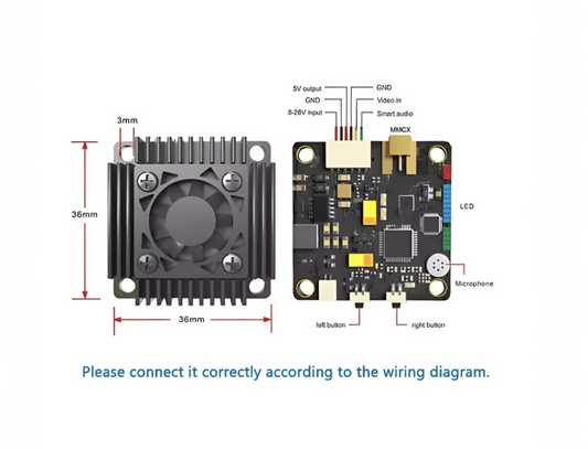 Echo FPV 5.8G 4W VTX video Transmitter