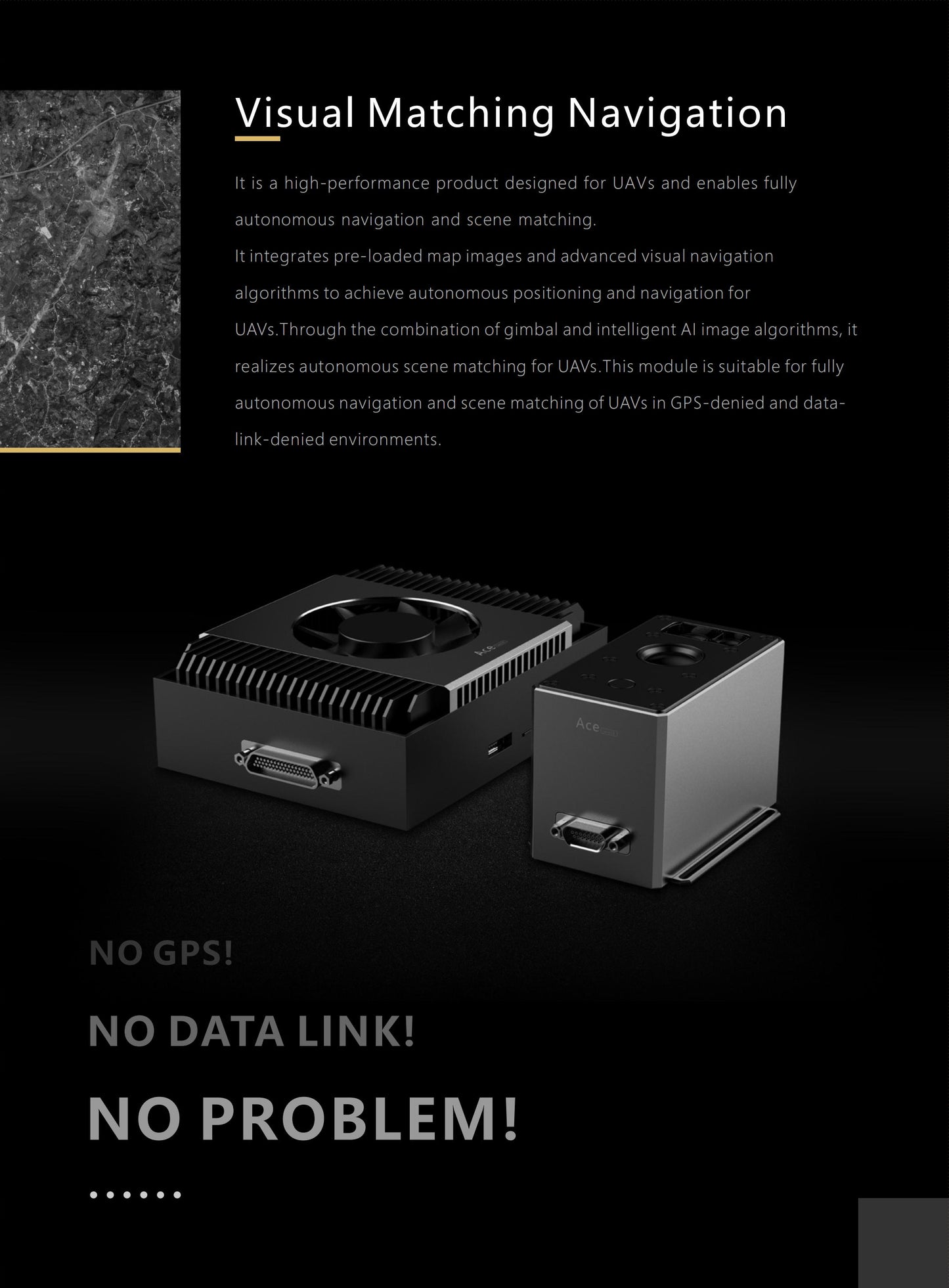 No GPS, no problem. Autonomous drone vision-matching navigation system